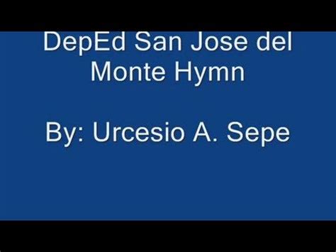 csjdm hymn lyrics|SAN JOSE DEL MONTE HYMN .